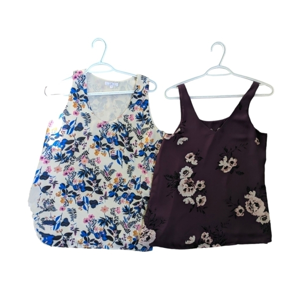 Set of  2 Reitmans floral blouses - Picture 1 of 11